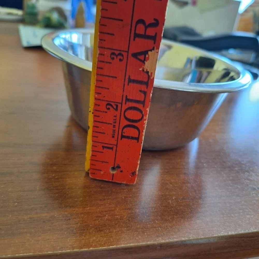 Metal dog/cat water food bowl